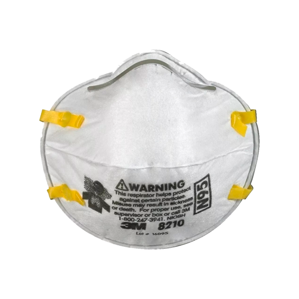 3M MASCARILLA P/PARTÍCULAS S/ACEITE N95 C/20PZ (8210)(H)