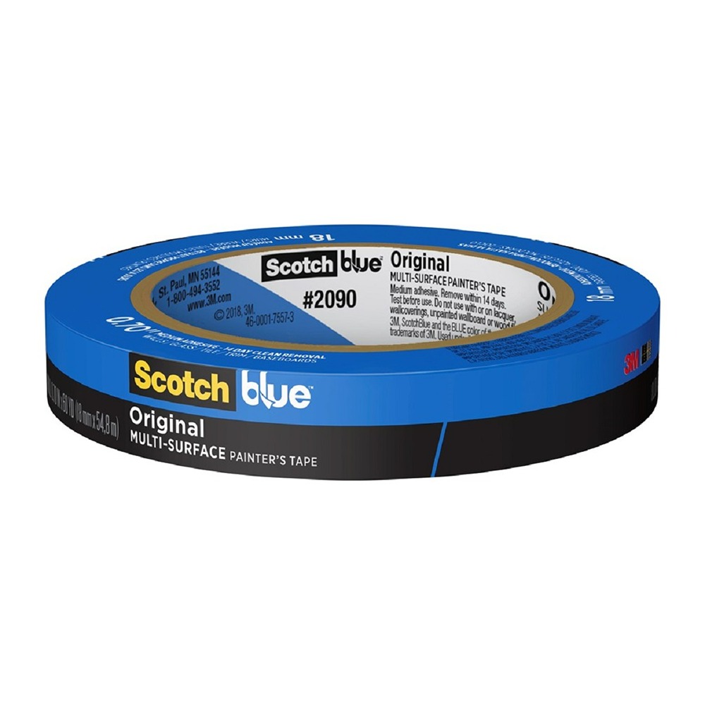 3M MASKING 2090 AZUL 18MM X 54.8M (3/4")(H)