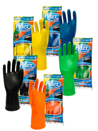 ADEX KIT C/25 GUANTES COLORS No 7-8-9 PAR