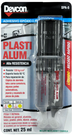DEVCON ADHESIVO JERINGA PLASTI-ALUM 25ML (SPA-5)(H)