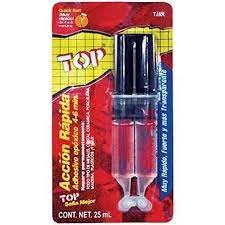 ADHESIVO JERINGA TOP 4-6 MINUTOS (TJAR-W)