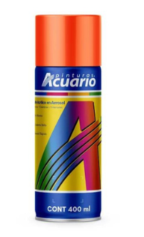 AEROSOL ACUARIO NARANJA FLUORESCENTE 400ML (763)(E)