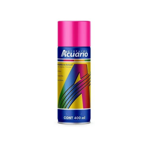 AEROSOL ACUARIO ROSA FLUORESCENTE 400ML (765)(E)