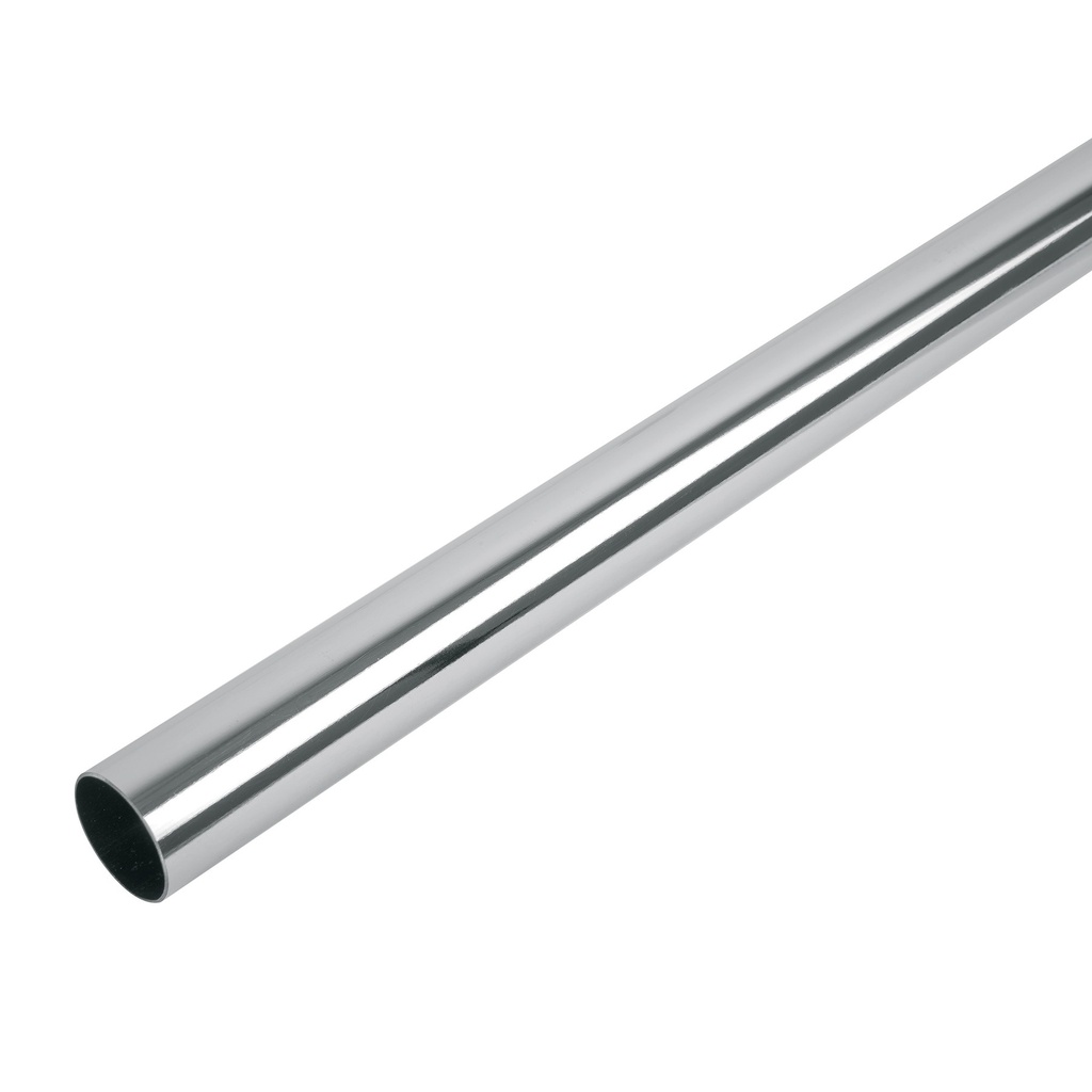HANDY ATADO C/10PZ TUBO REDONDO CROMADO 1x3M (3020)(E)