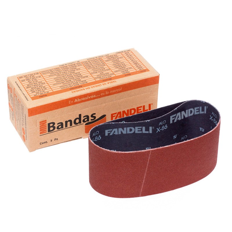 PAQUETE C/5 PIEZAS BANDA OXALUM FANDELI 4" x 21" GRANO 36 (03374) 