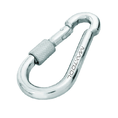 AKSI BANDOLA MOSQUETÓN ACERO C/SEGURO 1/2" (303356)(H)