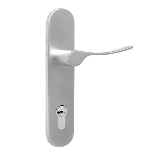 CERRADURA SEVILLA TESA 4030 RECÁMARA MANIJA-JALADERA DERECHA CROMO MATE LLAVE-MARIPOSA (MX84413)