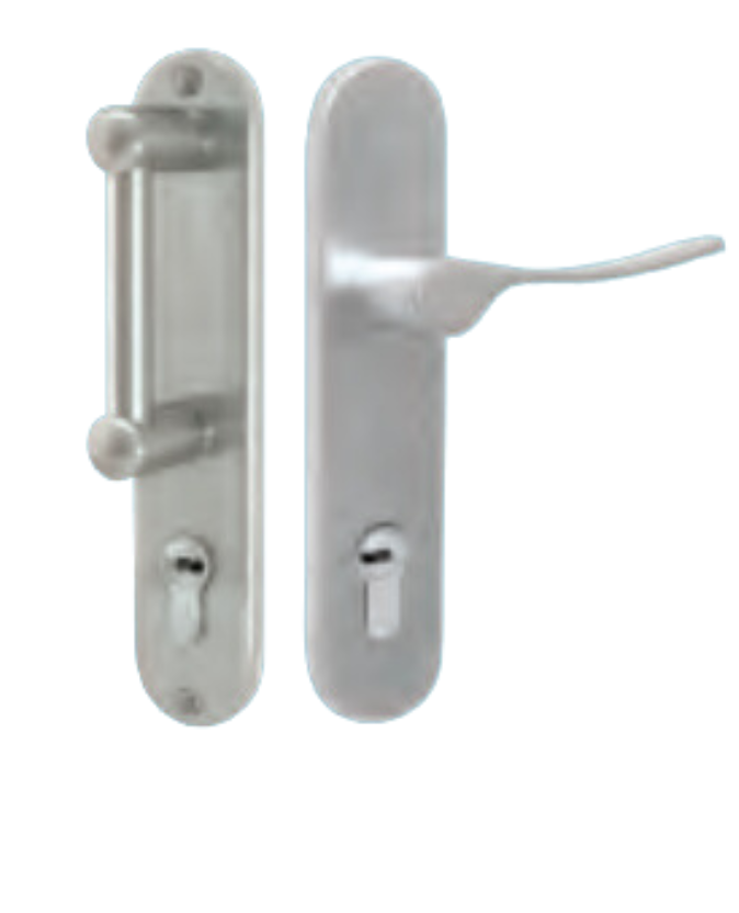 CERRADURA BARCELONA TESA RB100 ENTRADA MANIJA-JALADERA DERECHA LATÓN PULIDO LLAVE-LLAVE (MX88451)