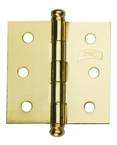 BISAGRA PHILLIPS 830 ST GR 3"x3" PERNO SUELTO S/TORNILLO LATÓN A GRANEL (MX9690)(H)