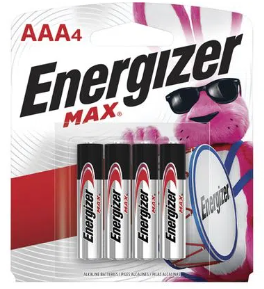 BLISTERC/4 PILAS AAA ENERGIZERBP4  $14.98 PZ (H) 