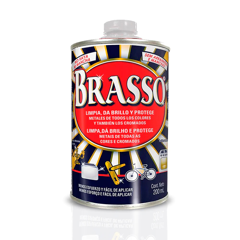BRASSO LIMPIA METALES LÍQUIDO 200ML