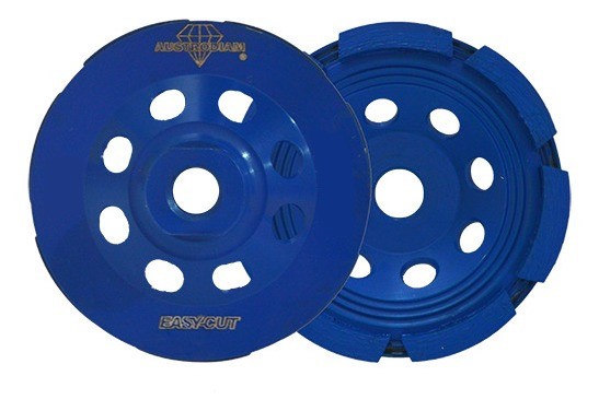 COPA DE DIAMANTE AUSTROMEX EASY CUT 2 HILERAS 4"xM14-2 (2174)(H)