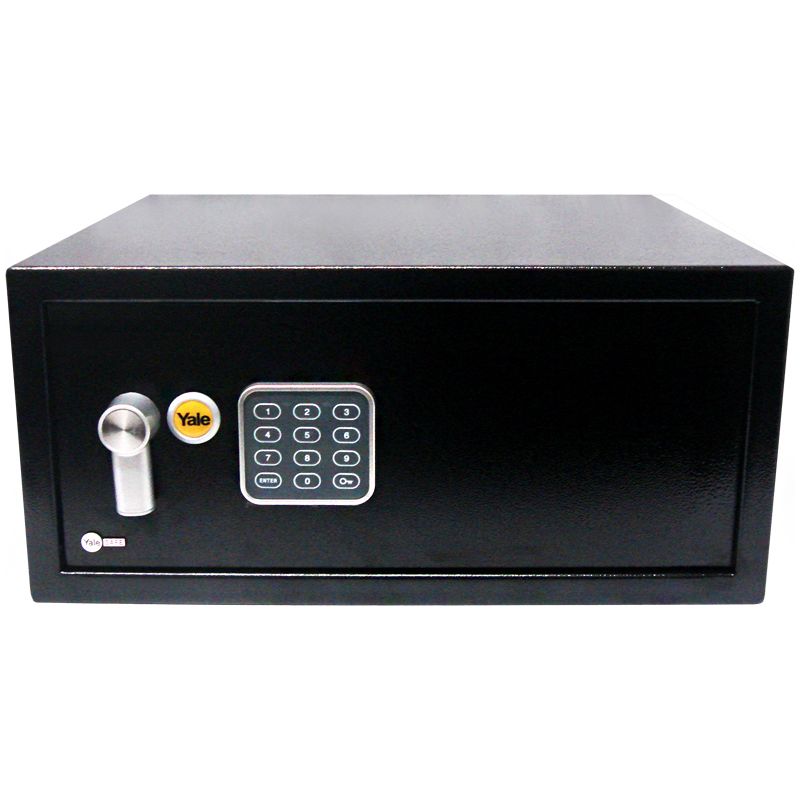 CAJA FUERTE YALE COLORES LAP TOP NEGRA (MX84834)