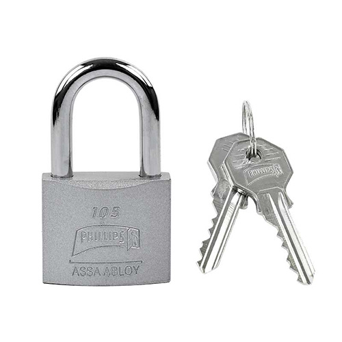 CANDADO HIERRO PHILLIPS 105 GANCHO CORTO (MX3412)(H)