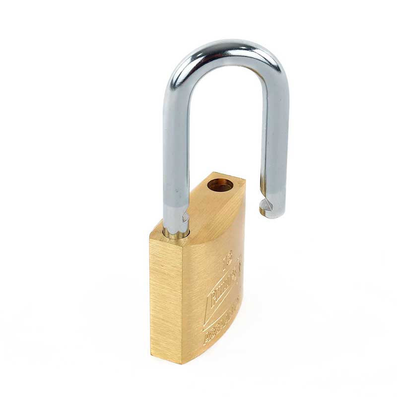 CANDADO PHILLIPS 13 GANCHO LARGO LATÓN MACIZO BLISTER (MX258)(H)