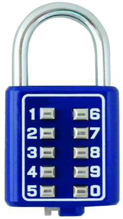 CANDADO DIGITAL PHILLIPS 35 AZUL BLISTER (MX2783)(H)