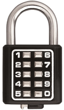 CANDADO DIGITAL PHILLIPS 40 NEGRO BLISTER (MX2785)(H)