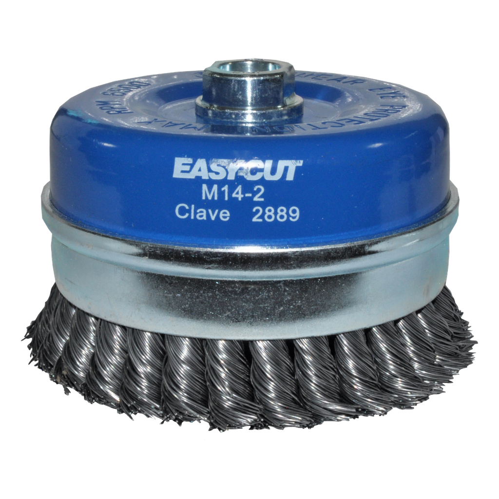 CEPILLO COPA AUSTROMEX ALAMBRE TRENZADO 4-3/4" P/BOSCH (2889)(H)
