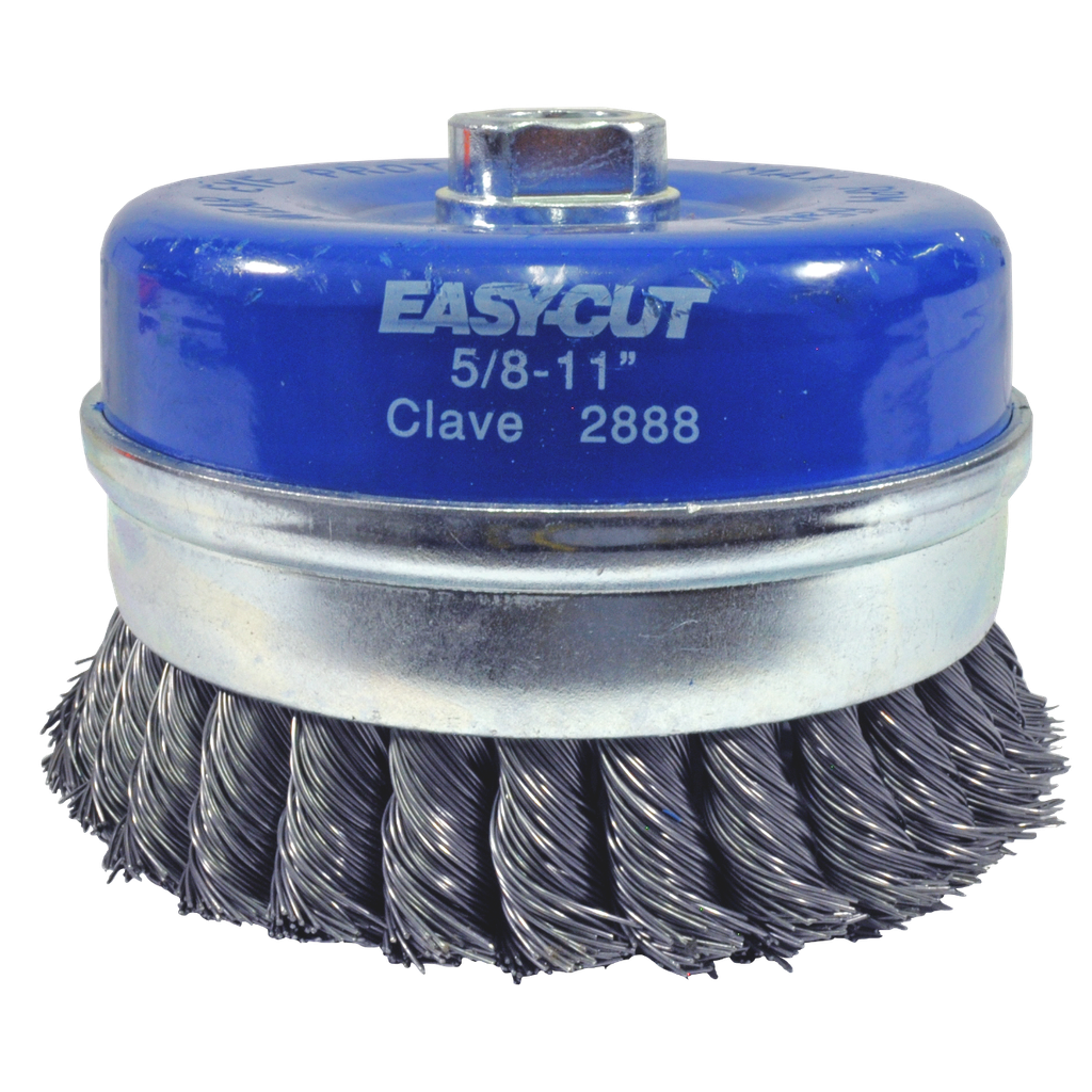 CEPILLO COPA AUSTROMEX ALAMBRE TRENZADO 4-3/4" P/B&D (2888)(H)