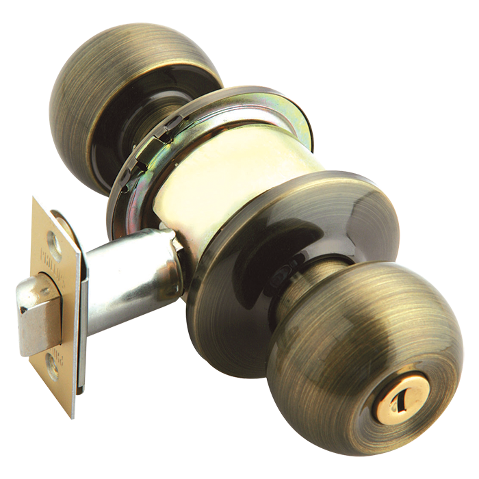 CERRADURA PHILLIPS GAMMA CILÍNDRICA LATÓN ANTIGUO P/ENTRADA (MX81126)