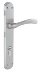 CERRADURA SUECIA TESA RB100 MANIJA-JALADERA IZQUIERDA CROMO MATE LLAVE-LLAVE (MX80970)