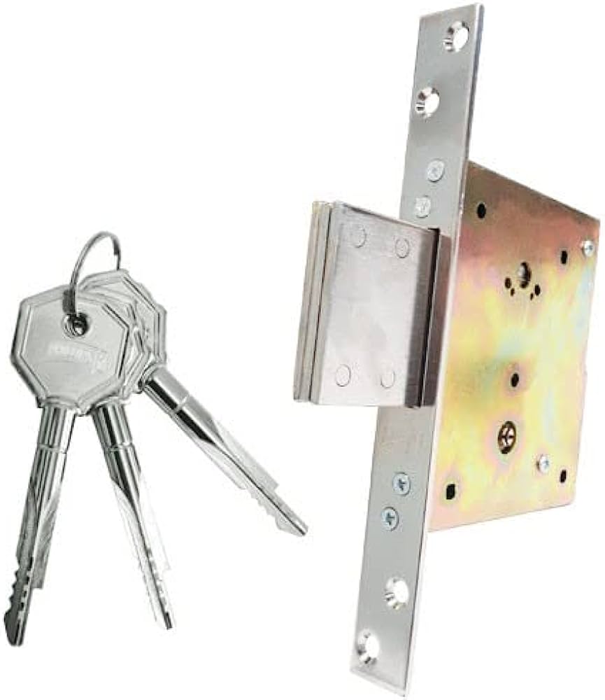 CERRADURA PHILLIPS X-1100 LATÓN ANTIGUO LLAVE TETRA (MX932)(H)