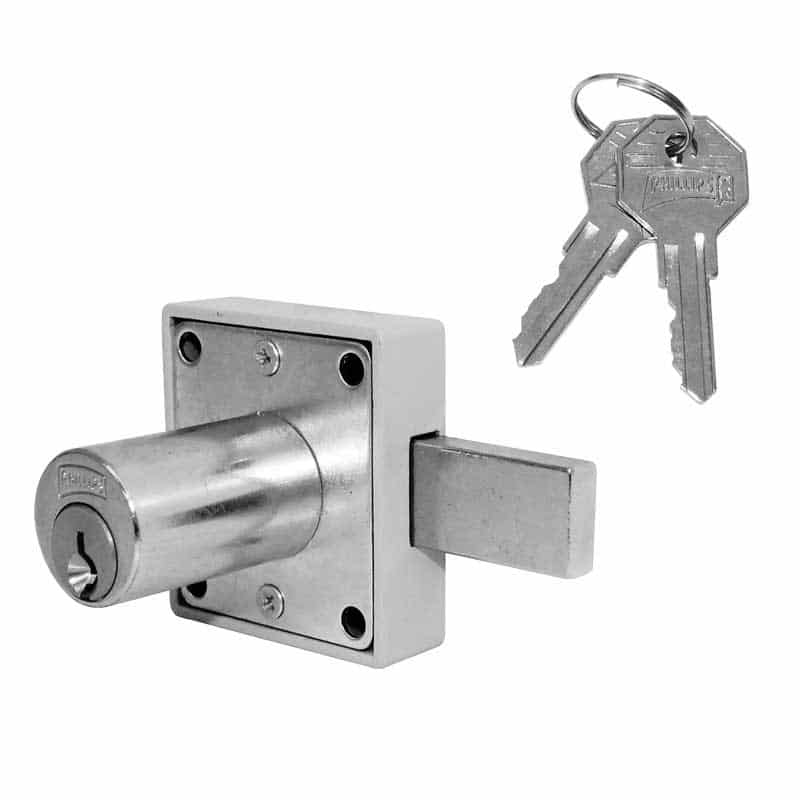 CERRADURA PHILLIPS 250 CROMO P/MUEBLE (MX33)(H)