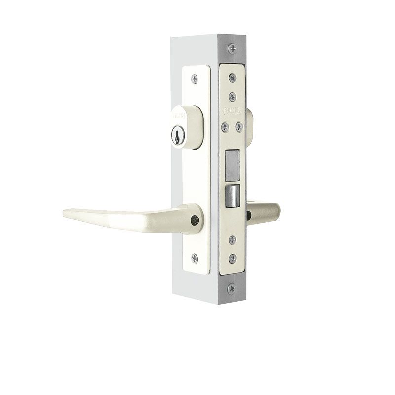 CERRADURA PHILLIPS 549 MANIJA-MANIJA BLANCO P/PUERTA ABATIBLE (MX2487)(H)