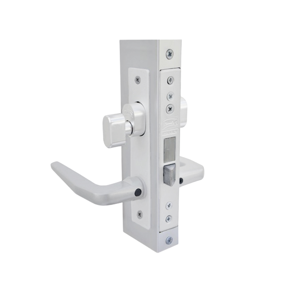 CERRADURA PHILLIPS 549 MARIPOSA-CILINDRO BLANCO P/ALUMINIO (MX3435)(H)