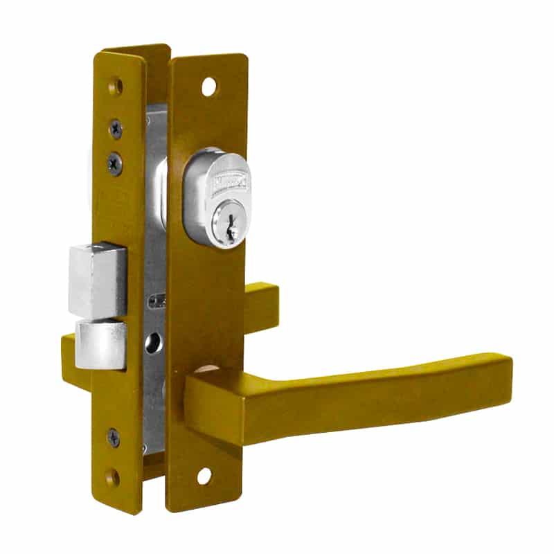 CERRADURA PHILLIPS 550 MANIJA-MANIJA DORADO P/PUERTA ABATIBLE (MX586)(H)