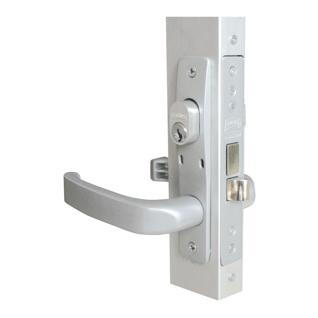 CERRADURA PHILLIPS 550 MAX MANIJA ROBUSTA BLANCO P/ALUMINIO (MX3424)(H)