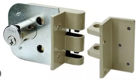 CERRADURA PHILLIPS 625 INSTAFÁCIL DOBLE CILINDRO IZQUIERDA BEIGE SOBREPONER (MX2202)(H)