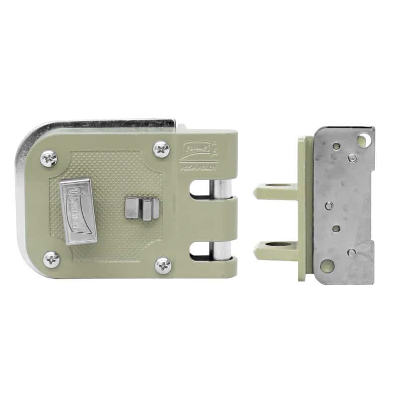 CERRADURA PHILLIPS 625 MARIPOSA-CILINDRO DERECHA BEIGE (MX82)(H)