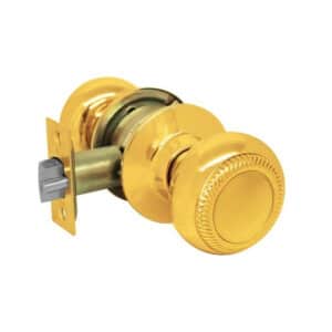 CERRADURA YALE NOVO ENTRADA LATÓN BRILLANTE (MX80142)