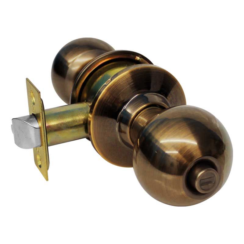 CERRADURA YALE PLYMOUTH BAÑO LATÓN ANTIGUO (MX87489)