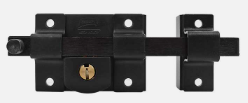 CERRADURA PHILLIPS 800 LIBRE IZQUIERDA NEGRA LLAVE LARGA SOBREPONER (MX6921)(H)