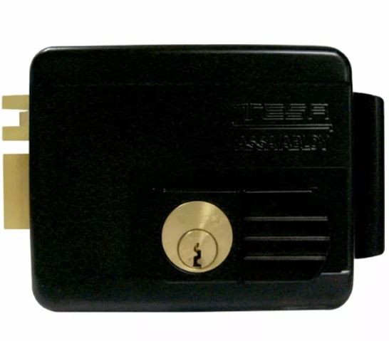 CERRADURA ELÉCTRICA TESA  X86G NEGRO S/BOTÓN DERECHA (MX84953)