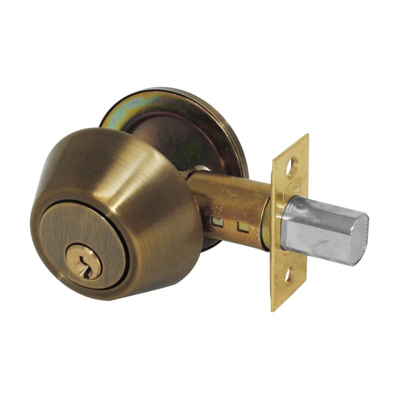 CERROJO PHILLIPS B262P LLAVE-LLAVE LATÓN ANTIGUO BLISTER (MX81218)
