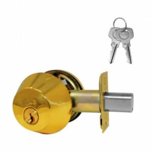 CERROJO YALE B500P LLAVE-MARIPOSA LATÓN BRILLANTE (MX81016)