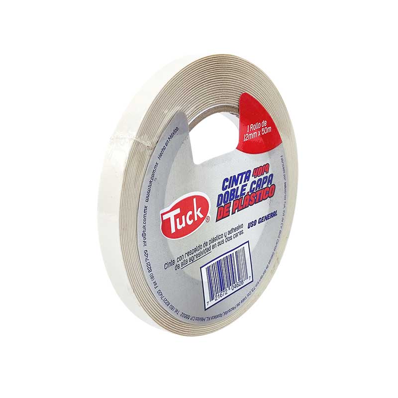 CINTA DOBLE CAPA TUK 4019 USO GENERAL 18MM X 33M (421907)