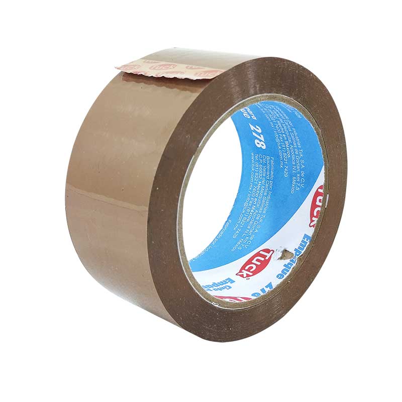 CINTA EMPAQUE TUK (278C) CANELA CHICA 48MM X 50M