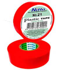 CINTA NITTO ROJA 19MM x 18M