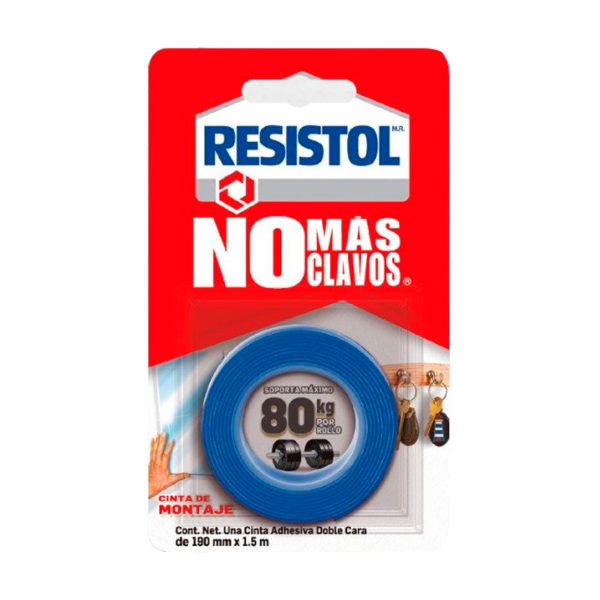CINTA RESISTOL NO MÁS CLAVOS AZUL 1.5M x 80KG