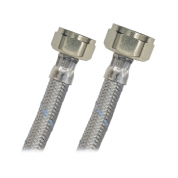COFLEX MANGUERA ACERO BÁSICO P/SANITARIO 1/2"FIP x 7/8"FIP 35CM (LS-A35)