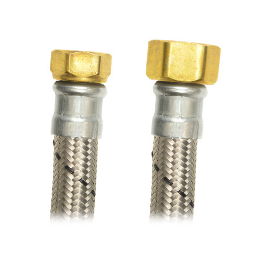 COFLEX MANGUERA ACERO P/BOILER 1/2" F.I.P. x 3/4" F.I.P. 40CM (AB-D40)