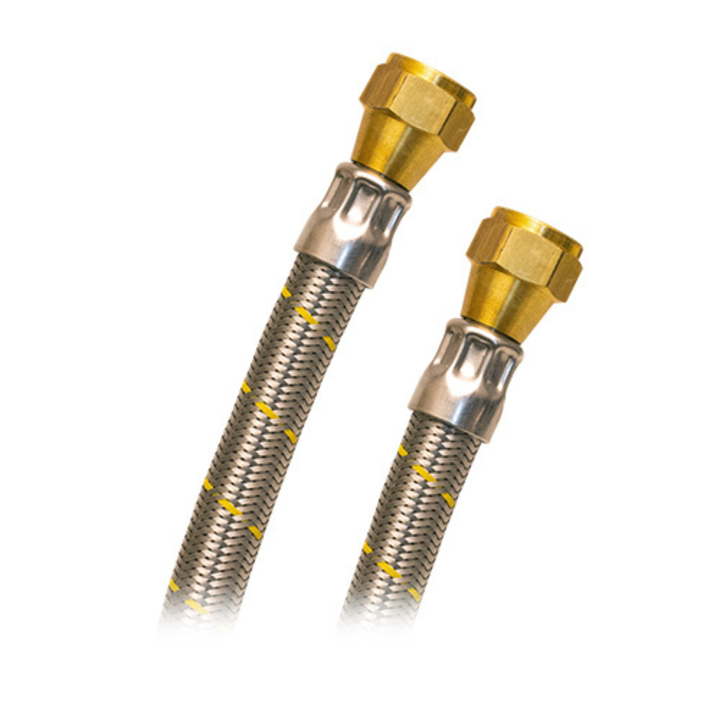 COFLEX MANGUERA ACERO P/GAS 1/2" FLARE x 1/2" FLARE 48" (AG-Q48)