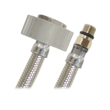 COFLEX MANGUERA ACERO P/LAVABO 1/2"FIP x M10 80CM (AL-M80)