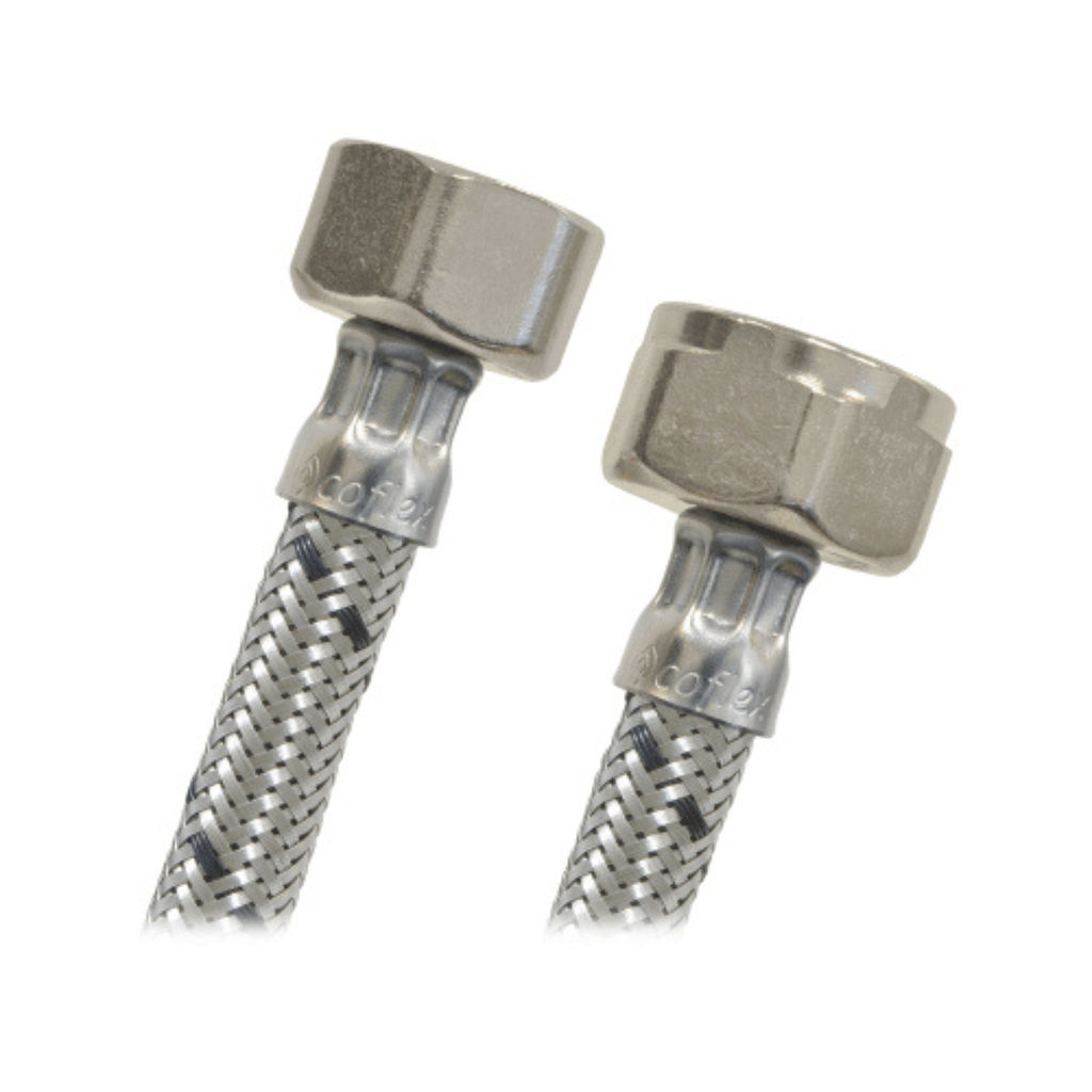 COFLEX MANGUERA ACERO P/SANITARIO 1/2"FIP x 7/8FIP 35CM (AS-A35)