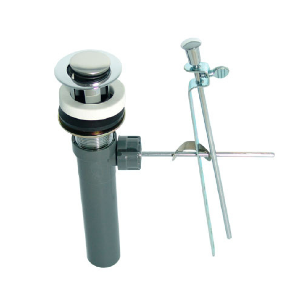 COFLEX CONTRA AUTOMÁTICA PLÁSTICA P/LAVABO C/ANILLO ACERO INOXIDABLE (PH-221)