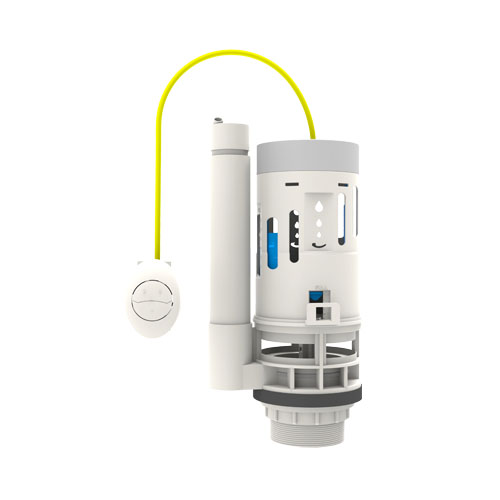 COFLEX VÁLVULA DESCARGA DUAL 2" P/TANQUE SANITARIO 2PZ (P-B6023)